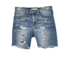KanCan Dstressed Cut Off Blue Jean Shorts Women's Size 7